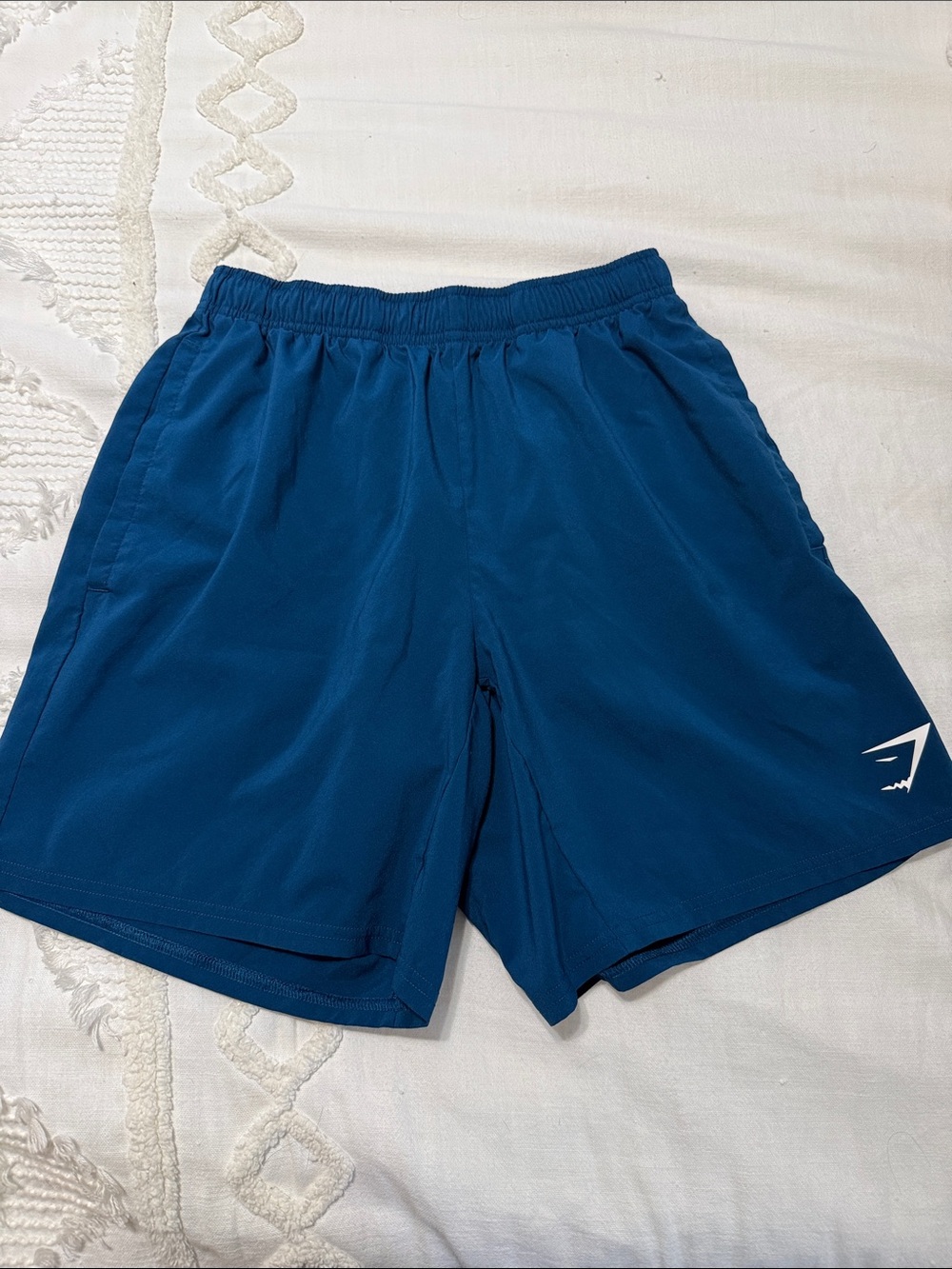 Gymshark Men's Teal Blue Athletic Shorts